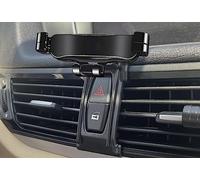 LAYSSA Support Téléphone Voiture pour BMW X1 2012-2015, Support de Téléphone Portable Universel pour Voiture, 360° Rotation Souple, Voiture Accessoires,A Black