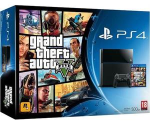 layStation 4 Slim 500Go - Noir + Grand Theft Auto V