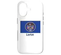 Layton Utah USA Drapeau Historique Souvenir Coque pour iPhone 17