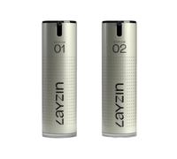 LAYZIN Duo Anti-Âge avec Acide Hyaluronique et Rétinoïde - Sérum Visage Hydratant et Soin pour un Teint Frais et Uniforme - SERUM 01 et SERUM 02 pour Usage Quotidien - Unisexe