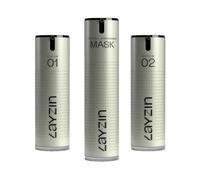 LAYZIN Skin Renewal Trio avec Sérum à l’Acide Hyaluronique, Sérum Rétinoïde & Masque Jeunesse - Hydratation, Vitamines & Apparence Jeune - Ensemble de Soins Visage pour Usage Quotidien, 3 Produits