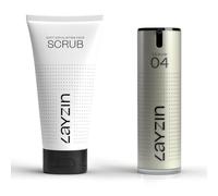 LAYZIN Skin Repair Bundle - Set de Soin Visage avec Gommage et Sérum 04 pour une Exfoliation Douce, l’Hydratation et la Réparation de la Peau avec Particules de Gommage Sorbosil et