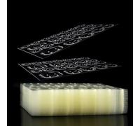 Laza 720 Pcs Thin Breathable Adhesive Tabs Fake Nail Glue Sticker 30 Sheets Super Sticky Double Sided Tips (Germany Jelly Gel) Flexible for Acrylic False Nails Manicure Tape