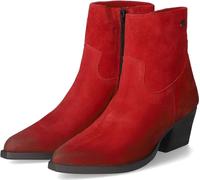 Lazamani Femmes Bottes de Cowboy / Bottines Rouge en daim Taille : 41