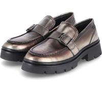 Lazamani Femmes Mocassins/ Loafer Bronze Cuir lisse Taille:39
