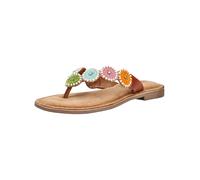 LAZAMANI Tongs marron / orange clair / rose, Taille 36