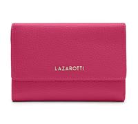 Lazarotti Bologna Grand portefeuille en cuir pour femme | Grand compartiment zippé, 15 emplacements pour cartes, protection RFID | 14 x 10 x 3,5 cm (2 largeurs réglables), rose, Taille unique