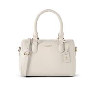 Lazarotti Bologna Leather Bowling Bag Creme White