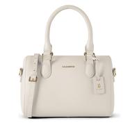 Lazarotti Bologna Leather Bowling Bag Creme White