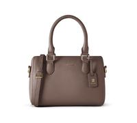 Lazarotti Bologna Leather Bowling Bag Taupe
