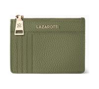 Lazarotti Bologna Leather Porte-clés en cuir 11,5 cm avec poche Air Tag olive