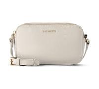 Lazarotti Bologna Leather Sac à bandoulière Camera-Bag en cuir double zip 18 cm blanc