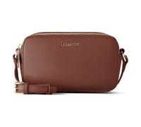 Lazarotti Bologna Leather Sac à bandoulière Camera-Bag en cuir double zip 18 cm brun