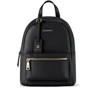 Lazarotti Bologna Leather Sac à dos de ville Cuir véritable 27 cm noir