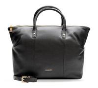 Lazarotti Bologna Leather Sac de shopper Cuir 36 cm noir