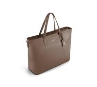 Lazarotti Bologna Leather XL Shopper Sac en cuir 35 cm gris