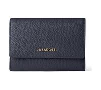 Lazarotti Bologna Leather XL Porte-monnaie avec compartiment zip-around Cuir 14 cm bleu
