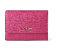 Lazarotti Bologna Leather XL Porte-monnaie avec compartiment zip-around Cuir 14 cm rose