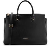 Lazarotti Bologna Leather XL Shopper Sac à main en cuir 40 cm noir