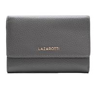 Lazarotti Bologna Leather Zip Wallet With 15 Card Slots M Grey