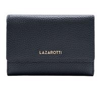 Lazarotti Bologna Leather Zip Wallet With 15 Card Slots M Navy