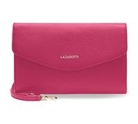 Lazarotti Bologna Pochette en cuir | Sac à bandoulière pour femme de taille moyenne 23 cm | Sac à main avec bandoulière amovible et réglable, rose, Mittelgroße