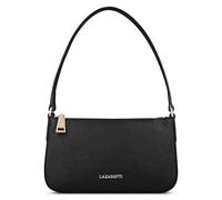 Lazarotti Bologna Sac à main en cuir véritable pour femme avec poche plaquée 27 cm, Noir