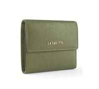 Lazarotti Cuir Porte-Monnaie Bologna Leather Wallet with 8 Card Slots Olive