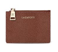 Lazarotti Étui à clés et porte-cartes en cuir de Bologne, protection RFID, 11,5 brun