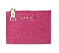 Lazarotti Étui à clés et porte-cartes en cuir de Bologne, protection RFID, 11,5 rose