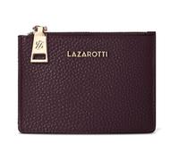 Lazarotti Étui à clés et porte-cartes en cuir de Bologne, protection RFID, 11,5 rouge