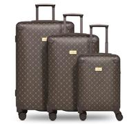Lazarotti Palermo 4 roues Set de valises 3 pièces brun
