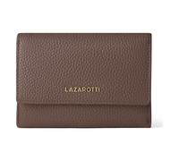 Lazarotti Porte-monnaie « Bologna » en cuir XL avec compartiment à fermeture éclair sur tout le pourtour, Cuir, 14 cm brun
