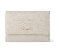 Lazarotti Porte-monnaie « Bologna » en cuir XL avec compartiment à fermeture éclair sur tout le pourtour, Cuir, 14 cm blanc