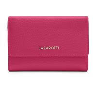 Lazarotti Bologna Leather XL Porte-monnaie avec compartiment zip-around Cuir 14 cm rose