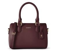 Lazarotti Sac bowling en cuir de Bologne, sac à main, sac à bandoulière, Cuir, 26 cm rouge