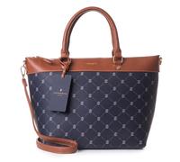 Lazarotti Sacs à main 'Palermo' bleu / marron, Taille One Size