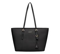 Lazarotti Bologna Leather Sac de shopper Cuir 35 cm noir