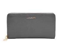 Lazarotti Zip Around Wallet With 16 Card Slots Grey