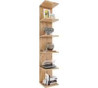 Lazas bibliothèque accroché au mur 5 tablettes chêneReproduction.