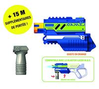 Silverlit Jouet Laser Game LAZER M.A.D Super Blaster Kit Module Booster 1 poignée +15 m portée