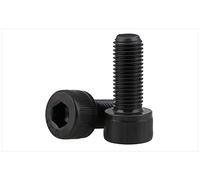 LAZIRO 12.9 boulons vis à Six pans Creux en Acier au Carbone Filetage Fin M6 M8 M10 M12 vis boulons à tête cylindrique en sergé Noir (Size : M10X1.25X30 8pcs)