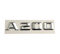 LAZIRO 2014-2016 3D ABS Chrome Lettres De Voiture Arrière Tronc Emblème Insigne A45 A160 A180 A200 Logo Fit for Mercedes Benz W176 W177 Accessoires De Voiture (Color : A200)