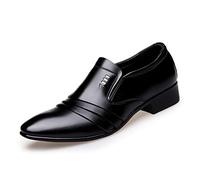 LAZIRO 2022 Chaussures en Cuir Business for Hommes Chaussures de Sport à Basse Top Hommes Chaussures Single Hommes Chaussures for Hommes (Color : Nero, Size : 43 EU)