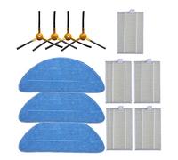 LAZIRO Aspirateur Pièces de rechange Pièces de rechange Kits de vadrouille de vadrouille Mupping Filtre Filtrer la brosse latérale Fit for Xiaomi Fit for Roborock Robot Fit for Abir x6 x5 x8