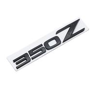 LAZIRO Autocollant d'insigne de décalcomanie de Logo de Coffre arrière de Voiture en métal 3D 350Z 370Z emblème adapté for Nissan 350Z 370Z coupé édition Noire adaptée for Accessoires GT Nismo (Color