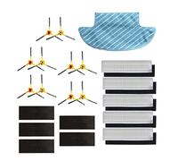 LAZIRO Brosse latérale + filtre MOP Toile Eponges Filtres Forme for Ecovacs Deebot Slim Slim DA60 D36A Tek TCR-S TCR-S2 DA611 DB35 Pièce d'aspirateur