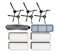 LAZIRO Filtrer une brosse latérale brosse for rouleaux de nettoyage de ménage Accessoires de ménage Pièces remplaçables adaptées for Silvercrest Fit for SSR1 Aspirateur de robot (Color : B)