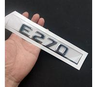 LAZIRO Lettres chromées ABS 3D for Autocollant d'insigne d'emblème de Coffre arrière de Voiture adapté for Mercedes C220 W203 W204 W205 C230 E270 W211 Accessoires (Color : E270)