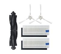 LAZIRO Sanq 5 Pièce Robot Aspirateur Pièces de rechange Pincettes de rechange Hépativement Filtrer le remplacement de la brosse principale for aspirateur 360 S6